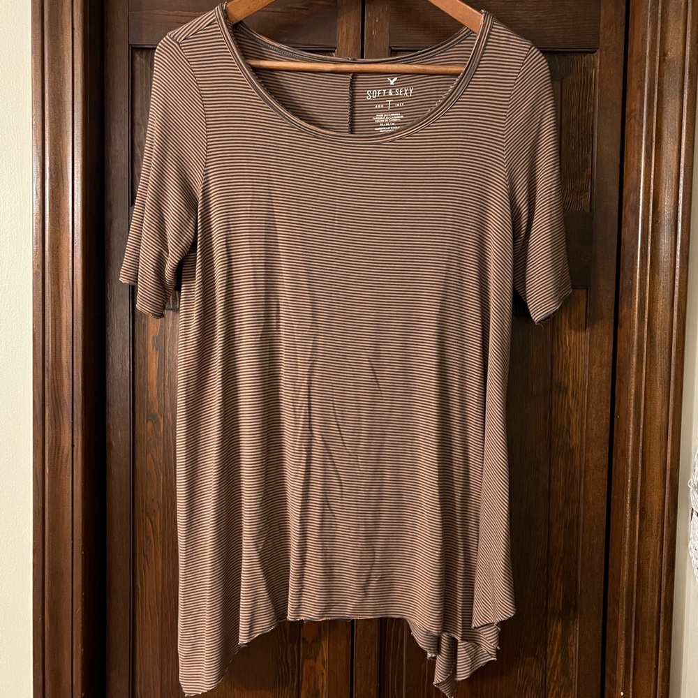 American Eagle Soft & Sexy Striped T-Shirt